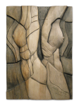 2011, Linde geschnitzt, pigmentiert, 56 x 40 x 4 cm